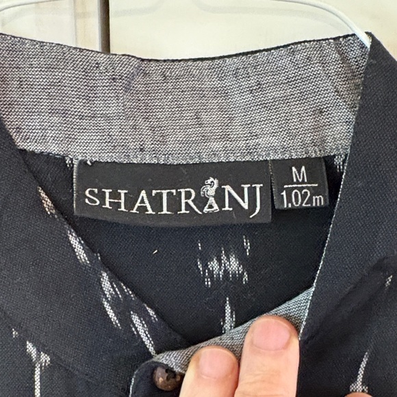 Black Patterned Shirt - Picture 3 of 6